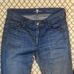 7 for all mankind flair leg jeans
